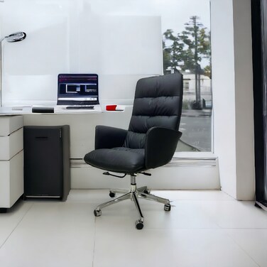 Swivel Office Chair - Black