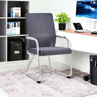 كرسي مكتب ثابت رمادي 50×50×100 سم