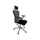 Black swivel office chair