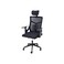 Black fixed office chair