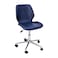 كرسي مكتب متحرك أزرق 64×47×84 سم