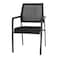Black fixed office chair, 50 x 50 x 100 cm