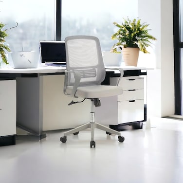 Swivel Office Chair - Gray