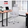Swivel Office Chair - Light Gray 50 x 50 x 125 cm