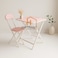 School Desk with Chair - Pink