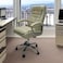 Swivel Office Chair - Leather - Beige