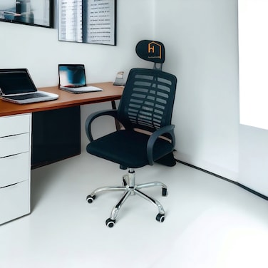 Swivel Office Chair - Black