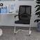 Black fixed office chair (50 x 50 x 100 cm)