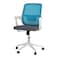 كرسي مكتب دوار ازرق فاتح متحرك  50×50×100 سم