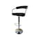 Leather Swivel Bar Stool 114x45x45 cm - Black