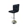 Leather Swivel Bar Stool 114x45x45 cm - Black