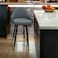 Swivel Leather Bar Stool