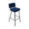 Blue Bar Stool 125x45x45 cm