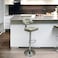 Beige Bar Stool 125x45x45 cm