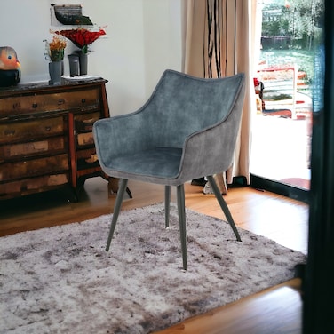 كرسي   مخمل  مفرد   77x45x45 سم