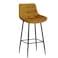 Gold velvet bar stool 102x43x52 cm