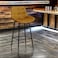 Gold velvet bar stool 102x43x52 cm