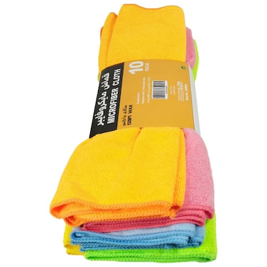 Safi Wax Microfiber Cloth 10-Pack - 40x40cm Cleaning Towels