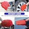 Microfiber Cleaning Mitt Hand Gloves for Home &amp; Office (RED)