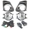 Fog Light Kit for Toyota Corolla 2011, H11 12V/28W, Waterproof &amp; Dustproof, Super Bright Halogen Bulbs