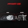 Fog Lights for Toyota Camry 2007, Halogen Bulbs, OE Fitment, IP67 Waterproof, Clear Glass Lens, Front Bumper Driving Lamp Kit