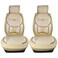 Universal Car Seat Cover with Airbag Compatibility, Detachable Headrest - Premium Leatherette for All-Season Comfort
