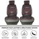 Premium Leatherette Car Seat Cover with Ergonomic Design and Detachable Headrest