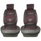 Premium Leatherette Car Seat Cover with Ergonomic Design and Detachable Headrest
