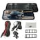 9.8 Inch Touch Screen Dash Cam with Night Vision, Full HD 1080P, Rear Camera Included, Starlight Night Vision, Wide Angle Lens
