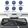 9.8 Inch Touch Screen Dash Cam with Night Vision, Full HD 1080P, Rear Camera Included, Starlight Night Vision, Wide Angle Lens