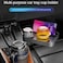 Multi-Function Car Cup Holder with Tray &ndash; 360&deg; Rotating Phone &amp; Drink Holder