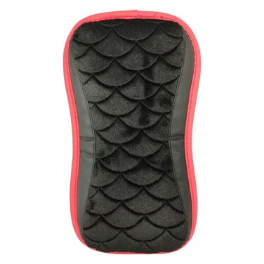 وسادة مسند ذراع السيارة باللونين الأسود والأحمر - واقي مريح لوحدة التحكم المركزية