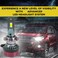 High Power LED Headlight Bulbs, 6500K Bright White Light, H4 Plug, 60W 5500LM, IP65 Waterproof, Easy Installation, Long-Lasting
