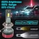 H7 LED Headlight Bulbs - 300000 Lumens, 5500LM, 60W, 6500K, High Power LED Conversion Kit with 500% Brightness