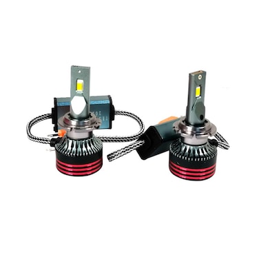 H7 LED Headlight Bulbs - 300000 Lumens, 5500LM, 60W, 6500K, High Power LED Conversion Kit with 500% Brightness