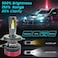 High-Power LED Headlight Bulbs 60W 5500LM H4 for Enhanced Visibility - 6500K Cool White, IP65 Waterproof, 30,000 Hours Lifespan, Easy Installation.

