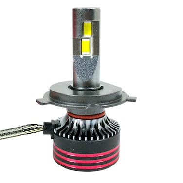 High-Power LED Headlight Bulbs 60W 5500LM H4 for Enhanced Visibility - 6500K Cool White, IP65 Waterproof, 30,000 Hours Lifespan, Easy Installation.
