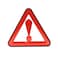 Compact Reflective Emergency Warning Triangle 13 cm - Roadside Safety Hazard Sign for Cars, Trucks, and Motorcycles