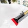 Heavy-Duty Car Snow Brush and Ice Scraper with Ergonomic Handle &ndash; Snow and Ice Removal Tool for Windshield, Windows, and Mirrors