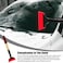 Heavy-Duty Car Snow Brush and Ice Scraper with Ergonomic Handle &ndash; Snow and Ice Removal Tool for Windshield, Windows, and Mirrors