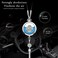 Metal Car Air Freshener Pendant with Exclusive Logo Design, Rhinestone Detailing, Fashionable Chain, and Extra Long Hanging Rope