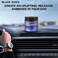 Black Odor Air Freshener with Natural Essential Oils, 180g - Ideal for Car &amp; Home, Long-Lasting Fragrance, Odor Eliminator (Anti tobacco)