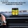 Black Odor Air Freshener with Natural Essential Oils, 180g - Ideal for Car &amp; Home, Long-Lasting Fragrance, Odor Eliminator (LEMON)