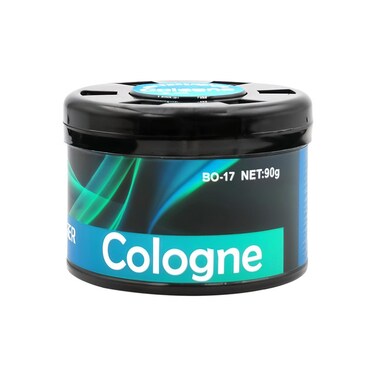 معطر هواء السيارة بلاك أودور بزيت عطري طبيعي 90 جرام - يدوم طويلاً، مضاد للانسكاب، منعش على أساس جل للسيارة والمنزل والمكتب (كولونيا)