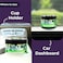 BLACK ODOR Car Air Freshener Natural Essential Oil 90g - Long Lasting, Spill-Proof, Gel-Based Freshness for Car, Home, and Office (Jasmine)
