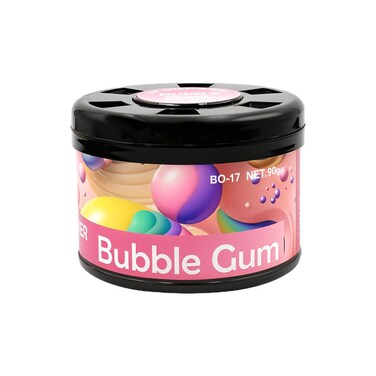 معطر هواء السيارة بلاك أودور بزيت عطري طبيعي 90 جرام - يدوم طويلاً، مضاد للانسكاب، منعش على أساس جل للسيارة والمنزل والمكتب (علكة فقاعات)