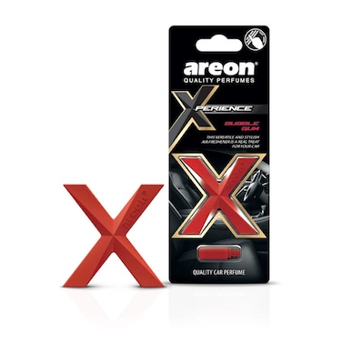 AREON X-perience X Car Air Freshener Card - Long-Lasting Premium Fragrance   Easy Clip Design for AC Vents - Quality Car Perfume  (Bubble Gum)
