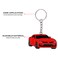 Ford Raptor Red Truck Keychain - Durable Zinc Alloy for Keys and Bags
