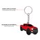 Ford Raptor Red Truck Keychain - Durable Zinc Alloy for Keys and Bags
