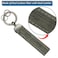 Car Keychain for women and men Key Fob Keychain, Key Chain Holder, Leather and Carbon Fiber Keychain , Durable &amp; Stylish Accessory for Vehicles, Bags &amp; Gifts(Black &amp; Gray- Chevrolet)